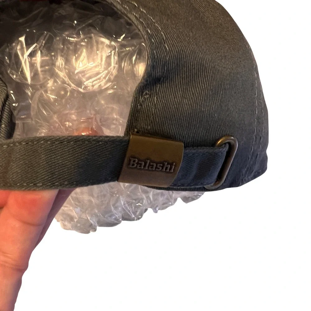 Balashi Beer Aruba Premium Pilsner Baseball Hat Mens Gray Cotton Adjustable Cap